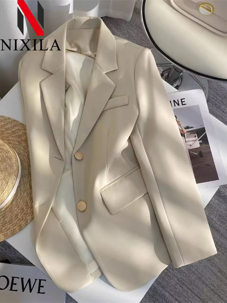 Men'S Fashion X - Damen Zweireihiger Blazer Schicker Büro-Look Vintage-Mantel