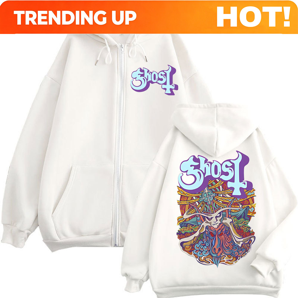 Ghost Band Grafik-Reißverschlu – Mens Fashion Zip Up Hoodies Bewertung und Preis