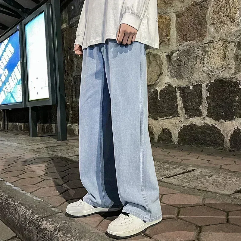 Koreanischer Streetwear-Stil,  – Men'S Fashion Grey Jeans Bewertung und Preis