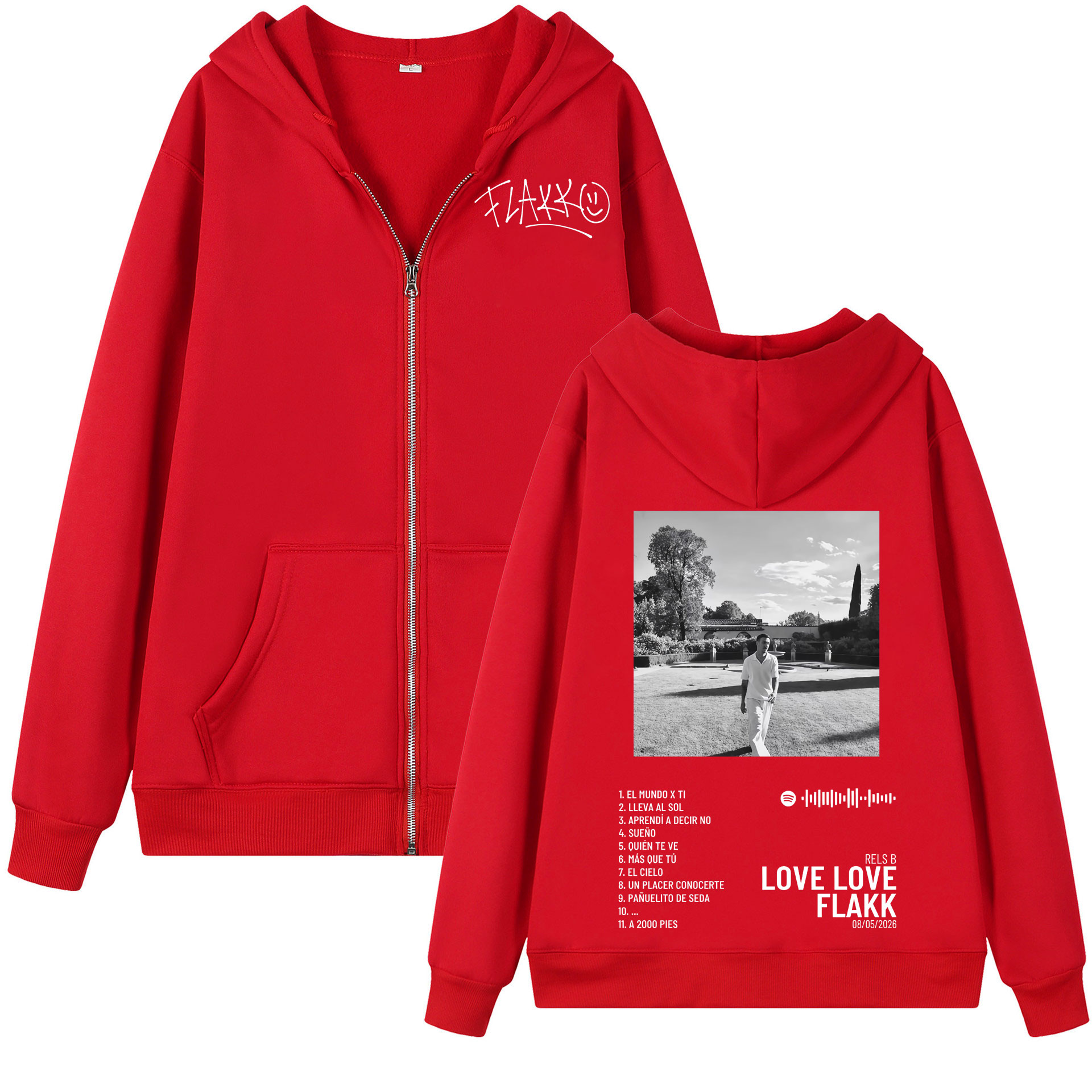 Rapper Rels B Love Love Flakk  – Mens Fashion Zip Up Hoodies Bewertung und Preis