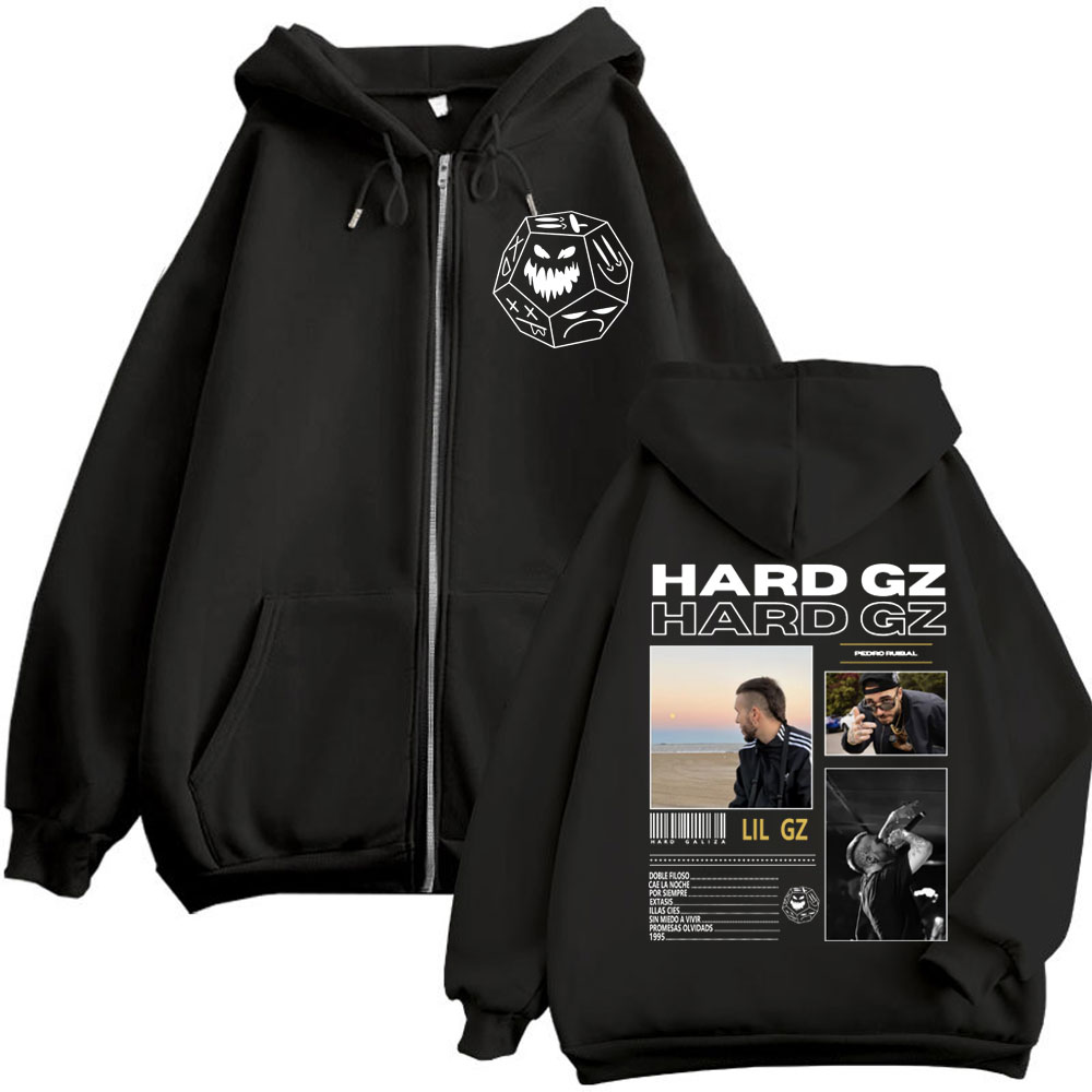 Rapper HARD GZ Tour 2025 Reißv – Mens Fashion Zip Up Hoodies Bewertung und Preis
