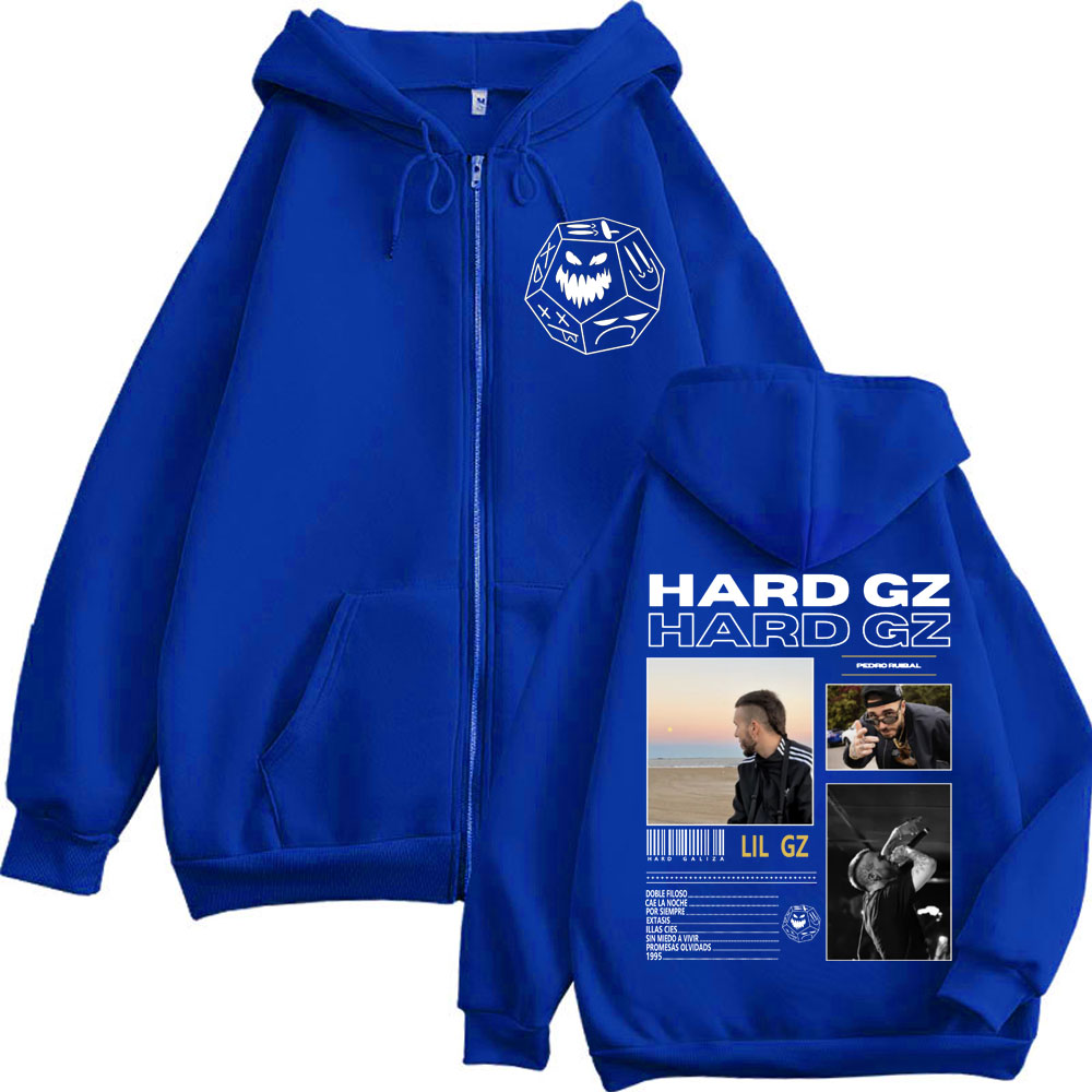 Rapper HARD GZ Tour 2025 Reißv – Mens Fashion Zip Up Hoodies Bewertung und Preis
