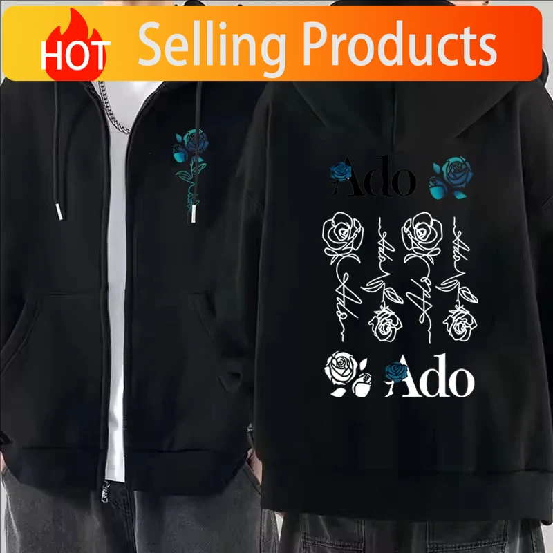 2026 Ado Grafik-Bedruckte Reiß – Mens Fashion Zip Up Hoodies Bewertung und Preis