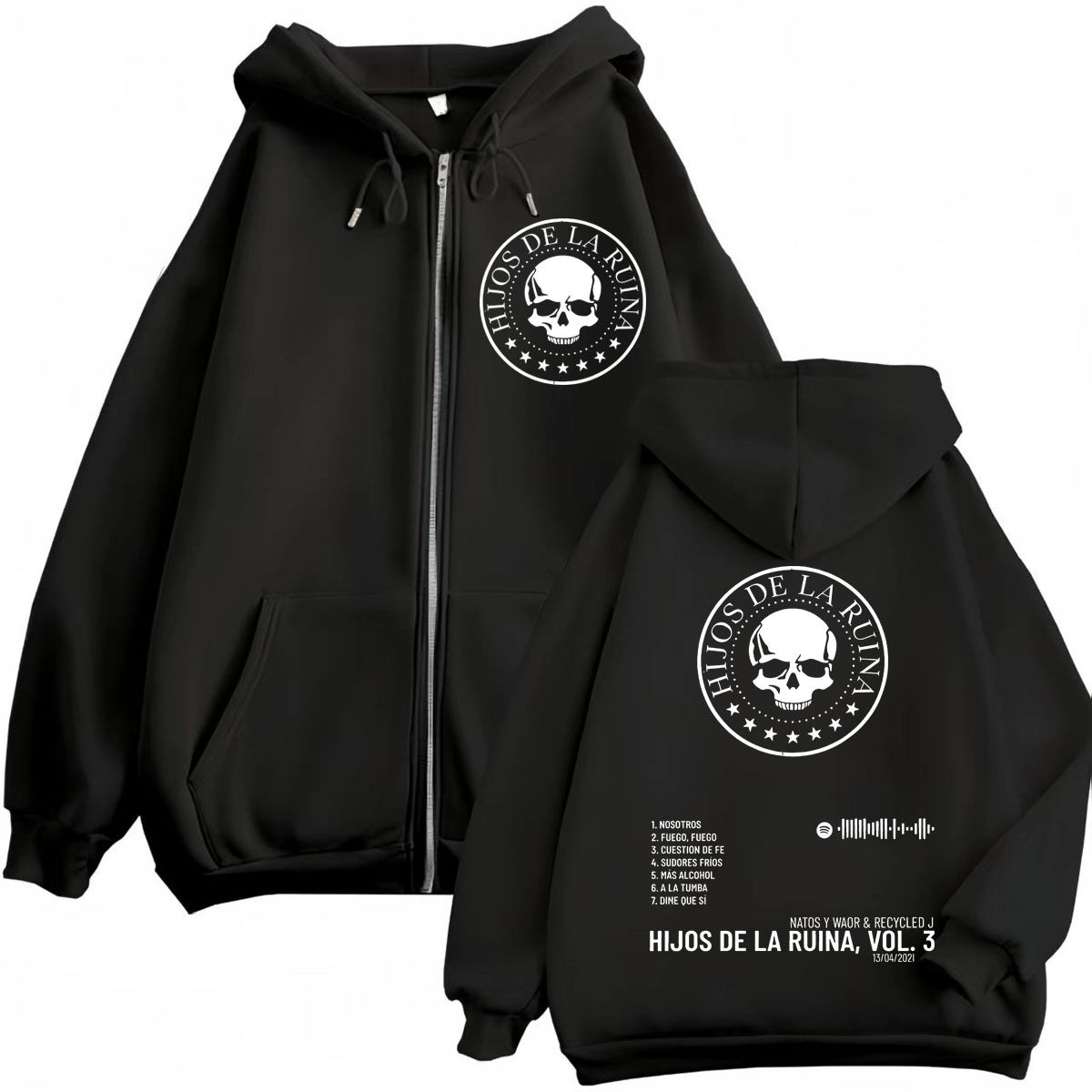 Rap Duo Natos Y Waor Hijos De  – Mens Fashion Zip Up Hoodies Bewertung und Preis